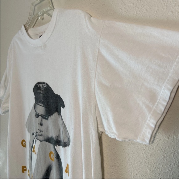 VTG Lady Gaga Palooza Anvil Official Concert Merchandise White T-Shirt Women’s L - Picture 4 of 9